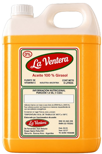 Bidón La Ventera de tapa blanca — Girasol Gastronómico